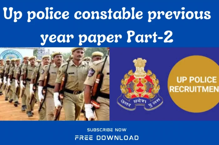 Up police constable previous year paper Part-2
