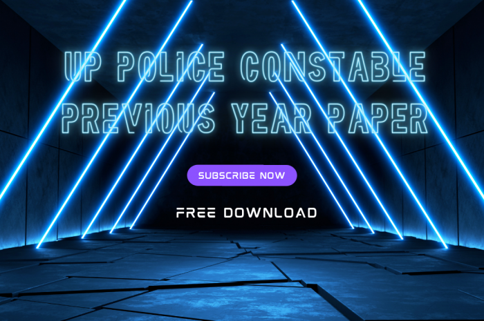 Up police constable previous year paper