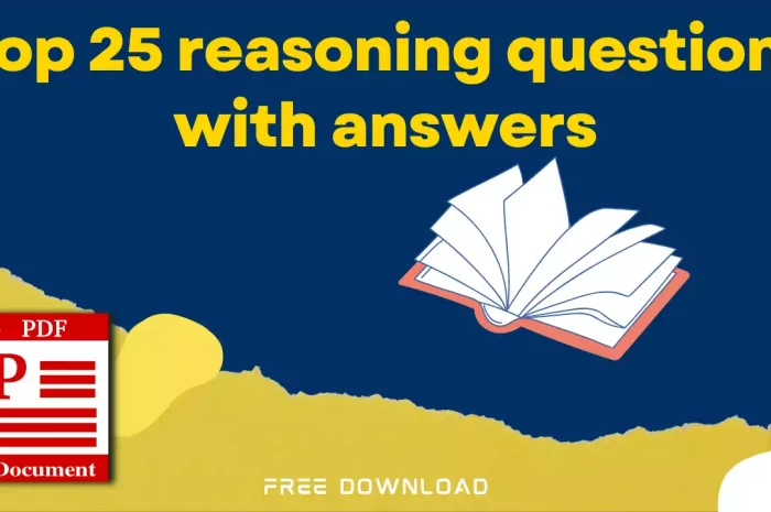 Top 25 reasoning questions with answers