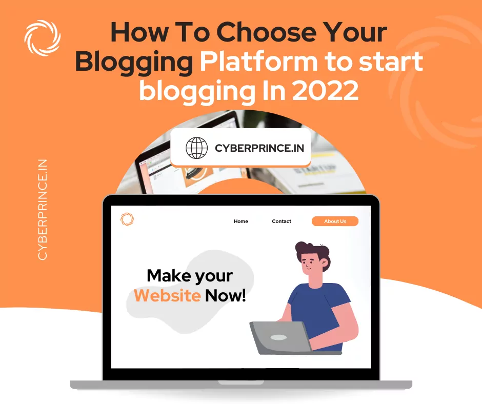 How-To-Choose-Your-Blogging-Platform to start blogging In 2022 CYBERPRINCE.in